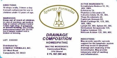 Drainage Composition (Syng0036 Drainage Composition)